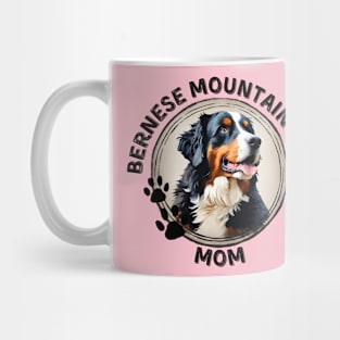 Bernese Mountain Dog Berner Mom Dog Breed Portrait Mug